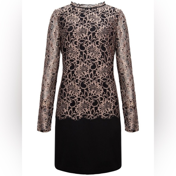 Ted Baker Elke Lace Shift Dress US Size 2 - Picture 5 of 14